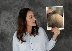 Erica M Bosley Patient Minoxidil before and after results